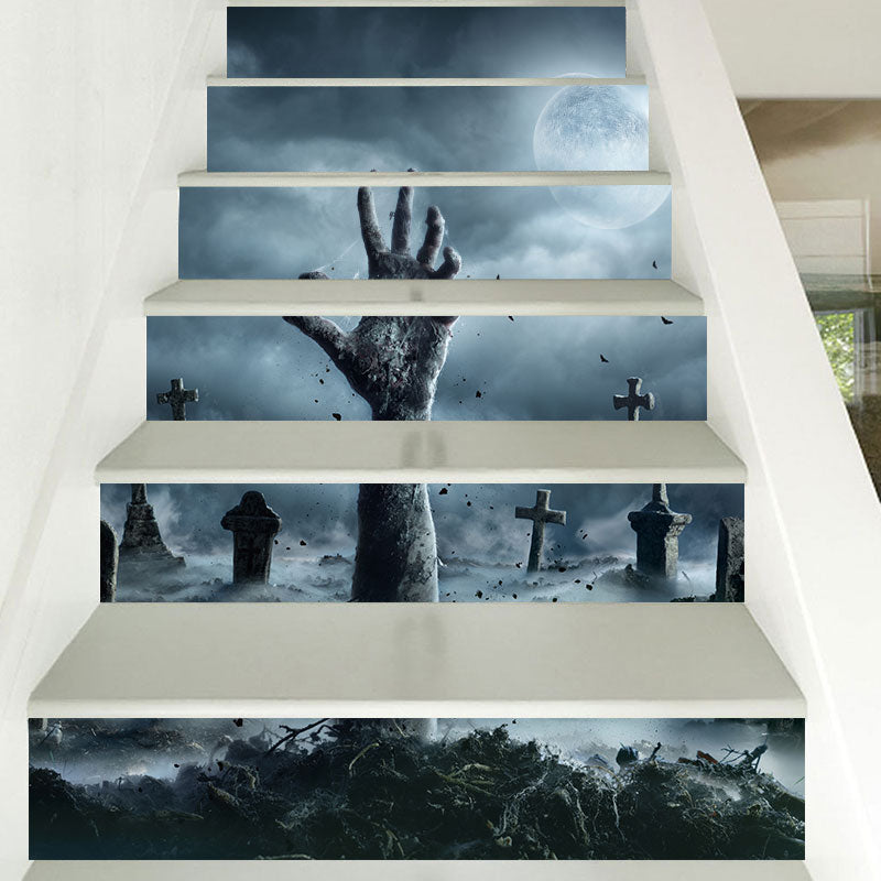 Miico LT009 Halloween Sticker Stair Sticker Novetly Sticker Removable Wall Sticker Waterproof Sticker