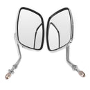 Motorcycle Rear View Side Mirrors Chrome For Harley Davidson Eagle Spirit Live to Ride
