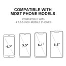 Joyroom JR-ZS200 15W Qi Wireless Charger Infrared Sensor Clamping Dashboard Air Vent Car Phone Holder for 4.7-6.5 Inch Smart Phone