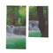 Rimless Landscapes Green Waterfalls High Definition Spray Paintings For Room Decorations