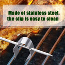 6 Pcs Universal Meat Grill Thermometer Probe Clip Holder For Ambient Temperature Readings Of BBQ Smoker Oven Grill Accessories