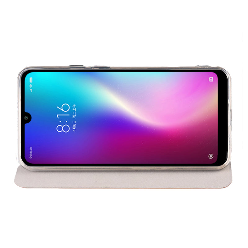 Mofi Shockproof Phone Holder Flip PU Leather Full Cover Protective Case for Xiaomi Redmi 7