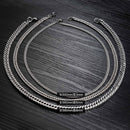 Creative Fashion Personality Coarse Mine Men's Steel Single Chain  Necklace
