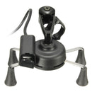 3.5-6.5inch 2A Quick Charge Phone GPS Handlebar Holder X-Style Motorcycle Car USB Port