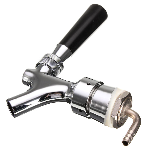 1-2/5" X 3/16" Tube Beer Tap Faucet Draft Shank With Elbow  Brass
