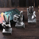 OK/Victory/Thumb Sign Silver Finger Hand Resin Living Room Table Decorations Ornament