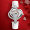 SKMEI 9161 Sweet Love Fashion Style Women Watches Crystal Leather Strap Quartz Watch