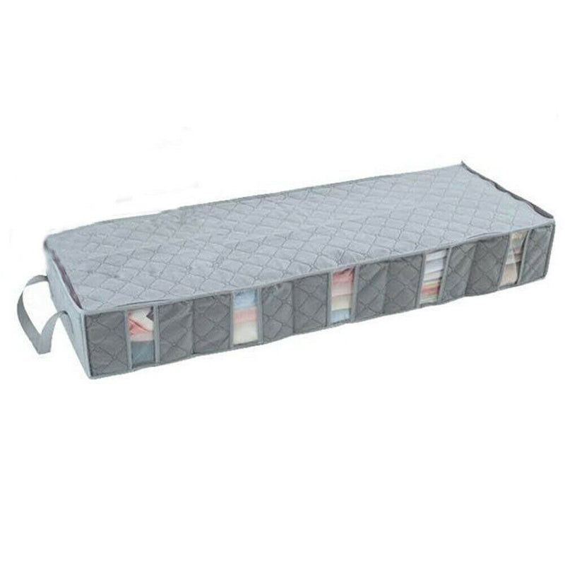 53L Under Bed Storage Bag Bedding Clothes Organizer Home Underbed Space Saving