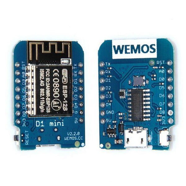 3Pcs WeMos D1 mini V2.2.0 WIFI Internet Development Board Based ESP8266 4MB FLASH ESP-12S Chip