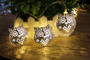 KCASA 1.8M 10 LED Metal Owl String Lights LED Fairy Lights for Festival Christmas Decoration