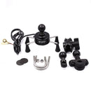 3.5-6 inch Phone GPS Holder USB Charger Motorcycle Scooter WUPP 3 Colors