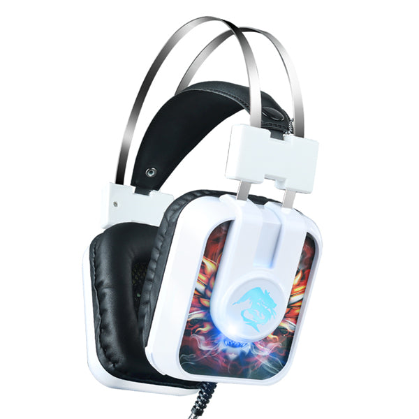 MISDE H8 LED Flashing Universal Gaming Stereo Wired Headphone With Microphone