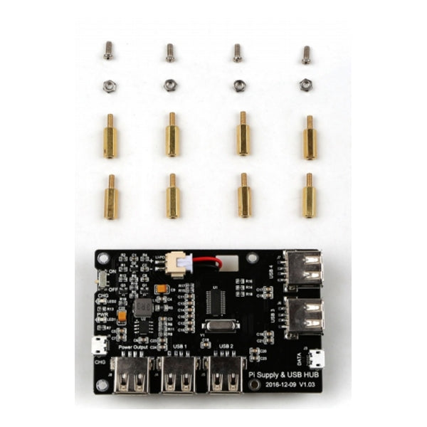 Functional Mini Power Supply And USB HUB Support Power Charging Data Transport For Raspberry Pi