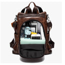 Women Lady Girls School Leather Backpack Outdoor Travel Handbag Portable Shoulder Bag