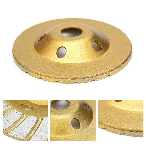 5 Inch Diamond Grinding Wheel Disc 5 Holes for Marble Concrete Granite Stone