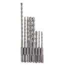 8pcs 5-12mm SDS Plus Shank Electric Hammer Drill Bit 5/6/8/10/12mm Carbide Tip Masonry Concrete Drill Bit