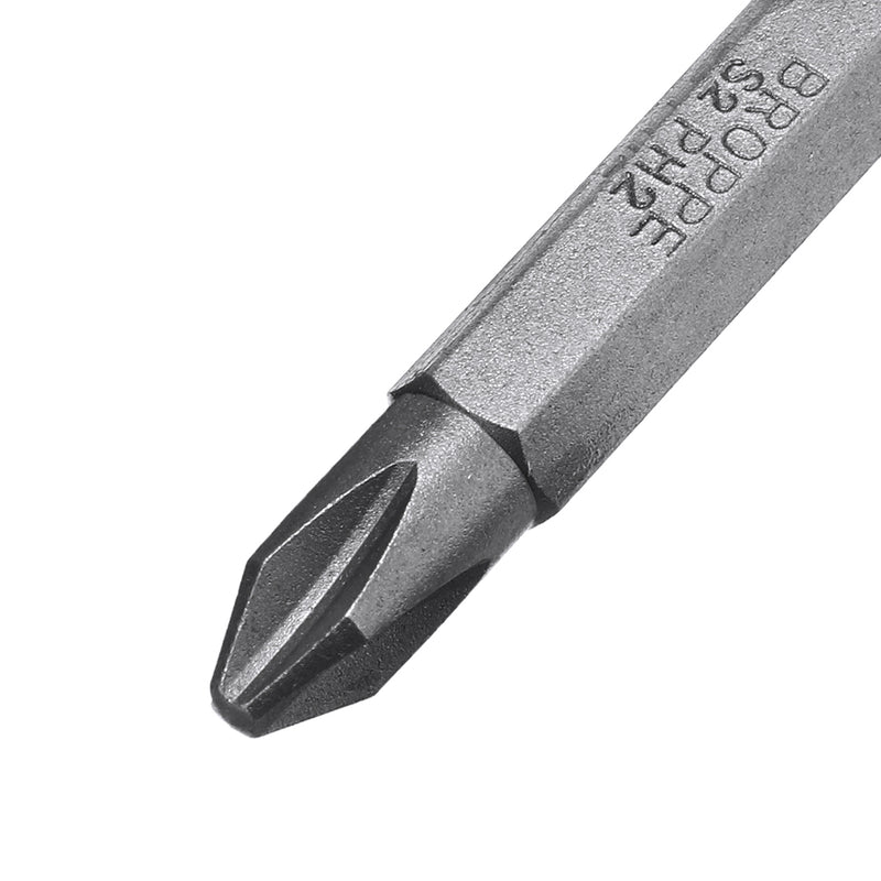BROPPE 10Pcs Magnetic Phillips Screwdriver Bits PH0/PH1/PH2/PH4 1/4 Inch Hex Shank Screwdriver Set