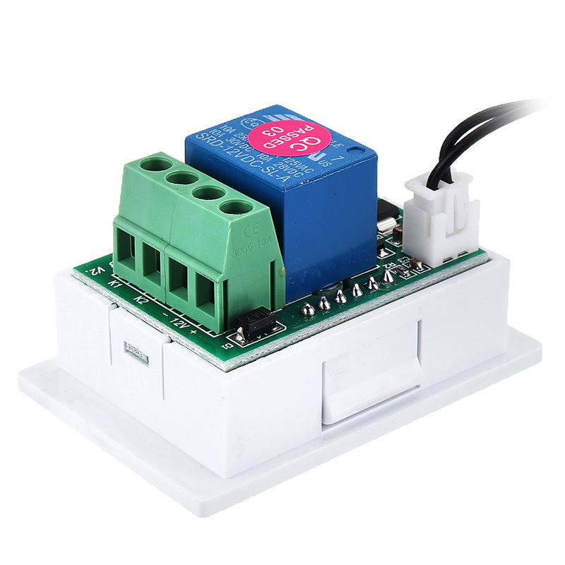 XH-W1321 0.1 Digital Thermostat Mini Embedded Digital Display Switch Temperature Controller With Waterproof NTC Sensor Meter