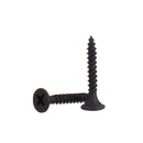 Suleve M3.5CP5 1000Pcs M3.5 Cross Black Recessed Flat Head Self Tapping Ash Phosphorus Drywall Metric Threaded Wood Screw Nail Bolt