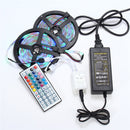 10M 600 LED Color Changing SMD3528 RGB LED Strip Tape Rope Light Kit + IR Controller + Adapter DC12V