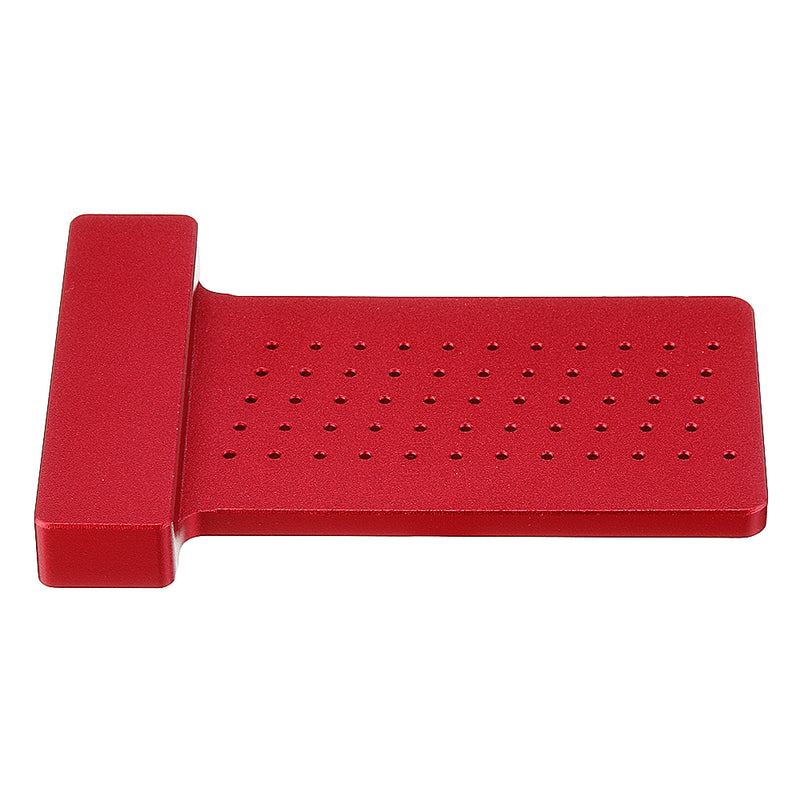Aluminium Alloy T-60 Hole Positioning Metric Measuring Ruler 60mm Woodworking T-Squares Marking Ruler For Carpenter