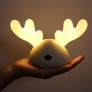 Colorful USB LED Night Light Cartoon Deer Lamp for Children Christmas