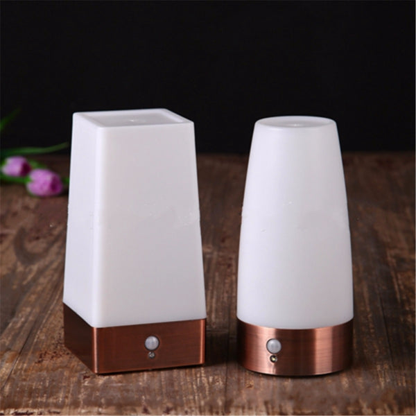 Wireless LED Night Light Table Bed Lamp Motion Sensor Battery Operated For Indoor Lighting