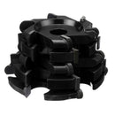 75-100mm Diameter 16mm Bore Black Hexagonal Blade Power Wood Carving Disc Angle Grinder Attachment