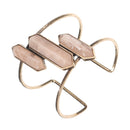 Retro Resin Bullet Open End Women Bangle Bracelets