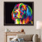 50x40CM ColorFul Puppy Dog Little Animal Pet DIY Self Handicraft Paint Kit  Home Decor Wood Framed