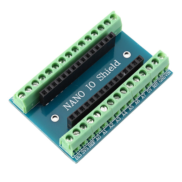 5pcs Nano V3.0 Terminal Adapter AVR ATMEGA328P without NRF2401+ Expansion Interface DC Power Board for
