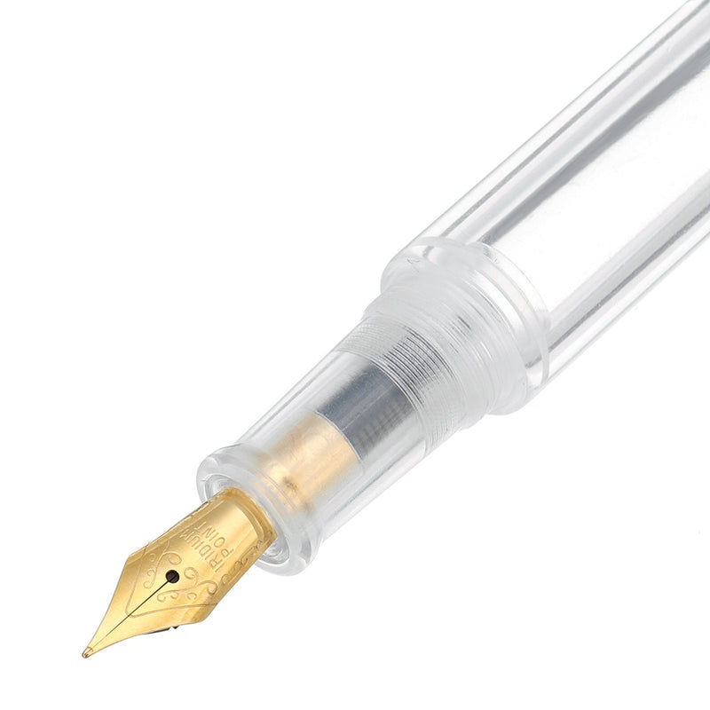MOONMAN Wancai 0.5mm Iridium Fine Nib Transparent Fountain Pen Mini Ink Sac For Office School Use