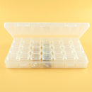 28 Slots Decoration Storage Box Plastic Bead Organizer Jewelry Box Storage Case