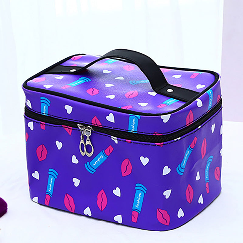 Print Cute Large-capacity Cosmetic Bag Waterproof Travel Portable Wash Bag