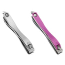 Stainless Steel Dual Head Nail Clipper Cuticle Cutter Dead Skin Trimmer Cleaner Manicure Tools
