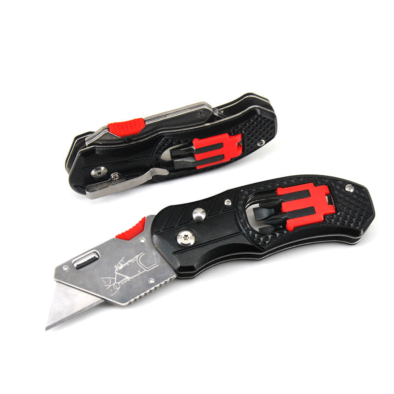 KSHIELD PK-5785 Heavy Duty Multifunctional Utility Cutter Automatic Lock Cutter Foldable Art Work Paper Leather Cloth Cutting tools