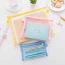 Office culture and education grid zipper pen bag file folder student information bag A4 A5 A6 document bag