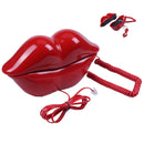 Red Lip Telephone Corded Landline Cable for Home Bar Office Phones Furniture Decor