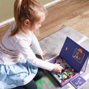 Xiaomi BE034 BE035 Magnetic Art Case Bravokids Geometric Art Case Traffic Art Case Jigsaw Puzzle Toy with Drawing Graffiti Board