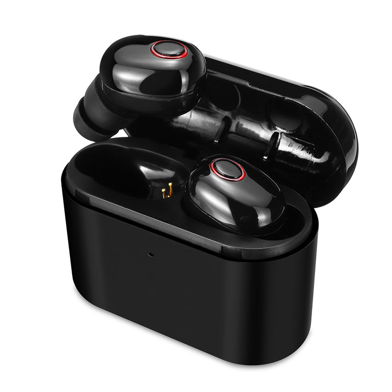 [bluetooth 5.0] Portable TWS True Wireless Earphone Mini Noise Cancelling Stereo Sport Headphone with Charging Box