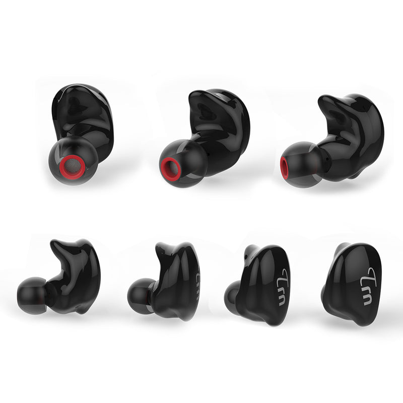 TRN V10 2DD 2BA HIFI Hybrid 8 Drivers In Ear 2Pin Earphone DJ Monitor With Microphone Line Control
