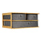 Grey Multi-Layer Mini Bamboo Desktop Drawer Sundries Case Storage Box Organizer Living Room Decorations