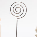 Red Stand Circle Iron Clip Card Stand Photo Card Holder Memo Paper Message Clip Desk Decor