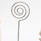 Red Stand Circle Iron Clip Card Stand Photo Card Holder Memo Paper Message Clip Desk Decor