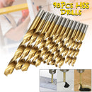 98pcs 1.5mm-10mm HSS Titanium Coated Twist Drill Bit Set for Metal Wood Drilling