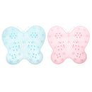 Butterfly Shape Silicone Bathroom Floor Mat Massage Exfoliation Shower Pad with Suction Cups