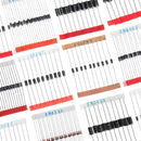 200pcs Fast Switching Schottky Diode Assorted Kit 1N4001 1N4004 1N4007 1N5408 UF4007 FR207 1N5817 1N5819 1N5822 1N4148 RL207