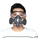 Gas Mask Facepiece 8200 Respirator for Painting Spraying Chemical Laboratory Medical Safety Mask Respirator Eye Protection