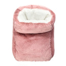 Foot Massager Feet Warmer Electric Heated Comfort Fleece Suede Washable