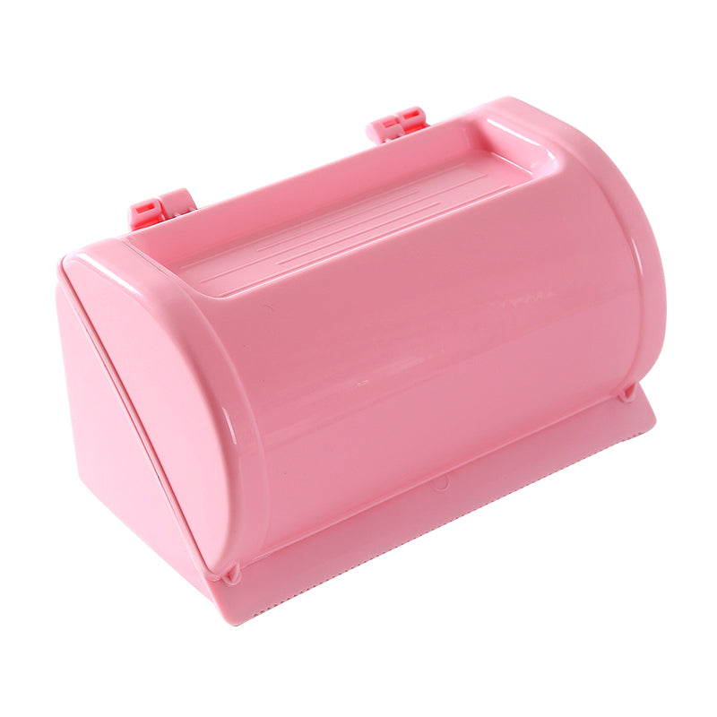 Plastic Waterproof Toilet Paper Holder Toilet Tissue Box Self Adhesive Bathroom Roll